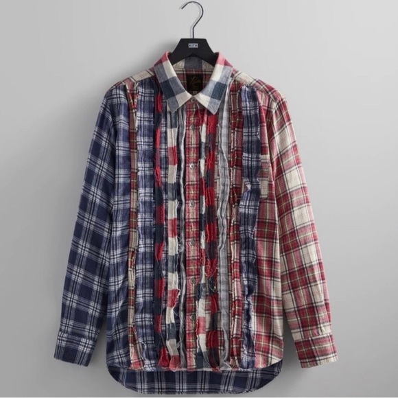 KITH for Needles Ribbon Cuts Flannel Shirt - Picture 5 of 7